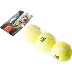 Hundleksak Tennisboll, 3-pack