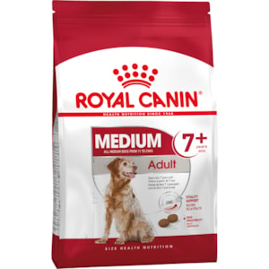 Hundfoder Royal Canin Medium Adult +7, 15 kg