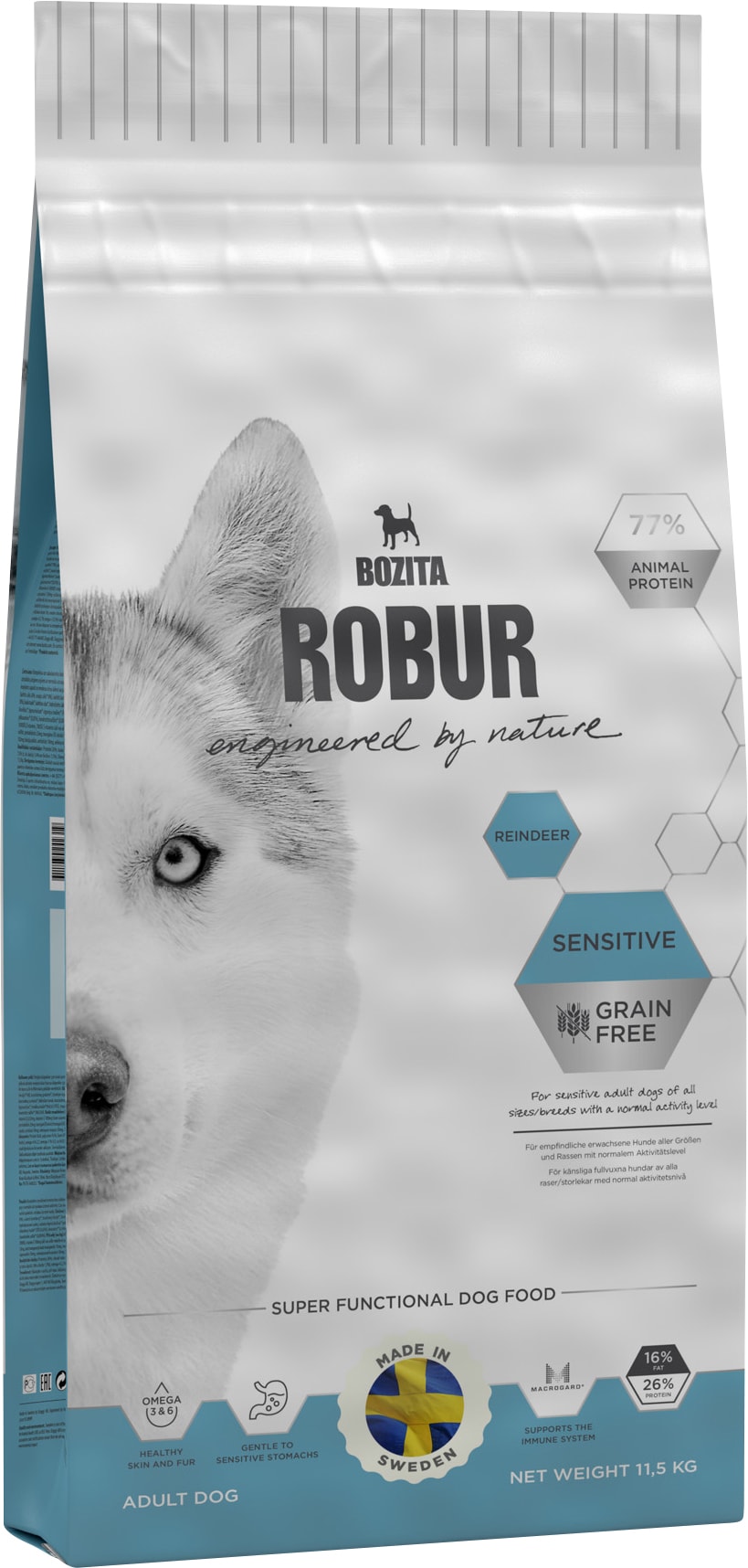 Bozita Robur Sensitive Grain Free Reindeer Hundfoder