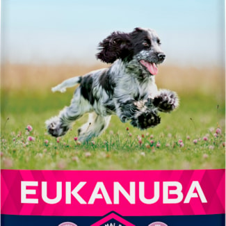 Hundfoder Eukanuba Puppy Medium, 15 kg