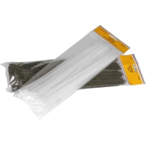 Buntband transparent, 20-pack 390 x 4,5 mm