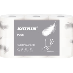Toalettpapper Katrin Plus, 42 x 50 m