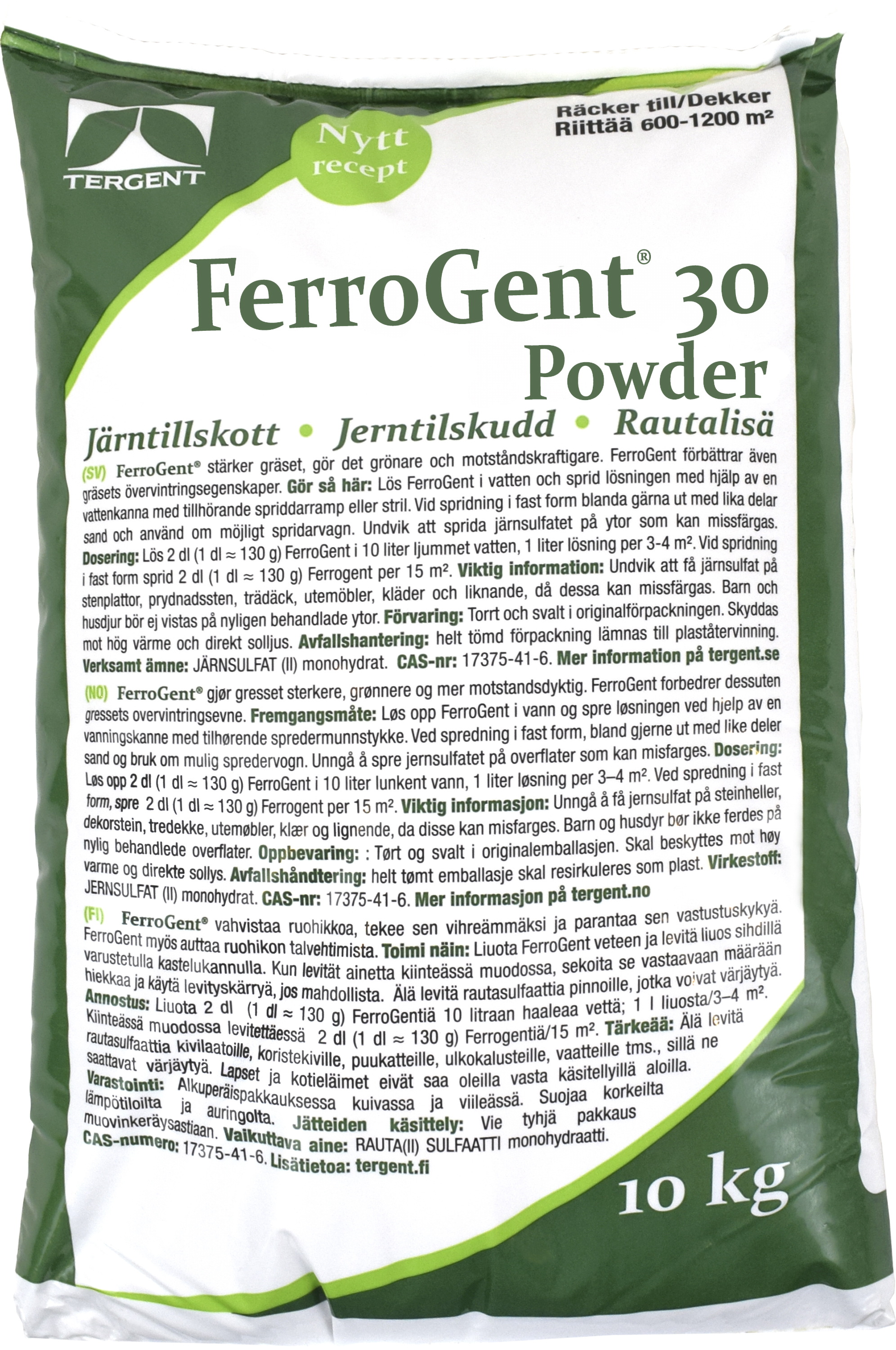 Järnsulfat Tergent FerroGent 30 Powder 10kg