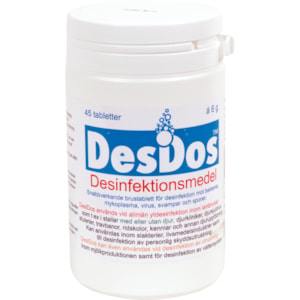Desinfektion DesiDos Tablettform, 45-pack