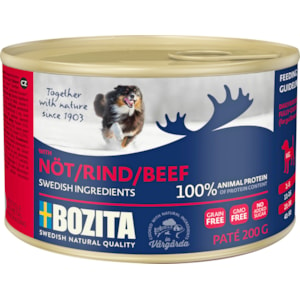 Hundfoder Bozita Paté Nötkött, 200 g