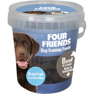 Hundgodis Four Friends Träning Biff och Lever 400 g