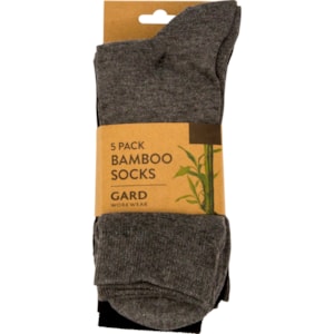 Socka Gard Bambu Svart/grå 5-pack – SVA/GRÅ 37/40