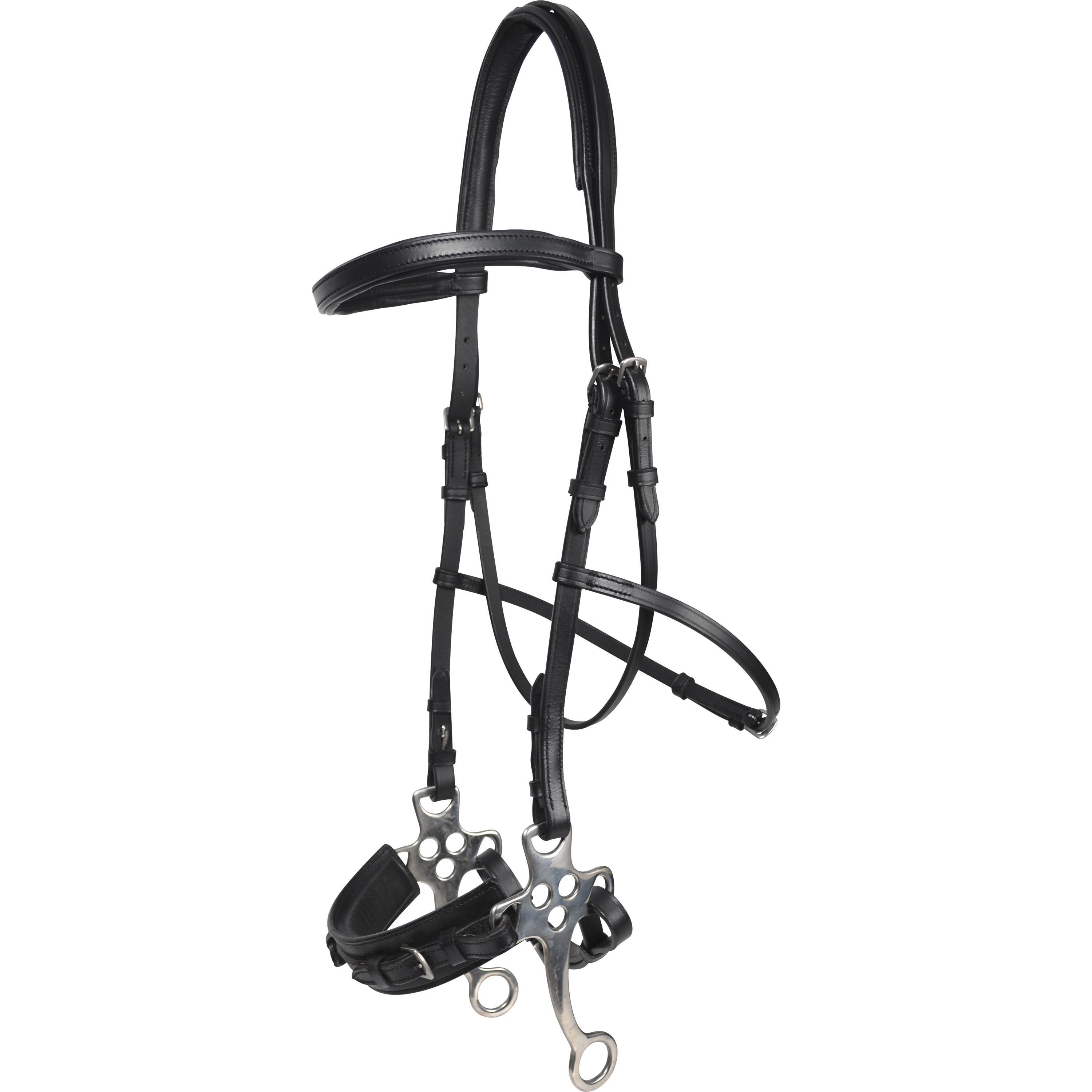 Feeling - Hackamore acier chromé - Sellerie EHC Feeling - Hackamore acier chromé - Sellerie EHC