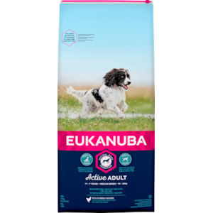 Hundfoder Eukanuba Active Adult Medium 15 kg