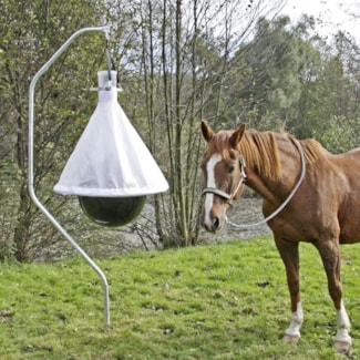 Bromsfälla 91 cm för häst och nöt, Med stativ
