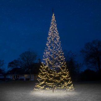 Julbelysning Fairybell Flaggstångsbelysning 8 meter, Flash 1500 LED