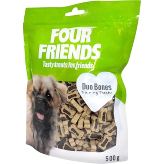 Hundgodis Four Friends Duo Bones, 500 g