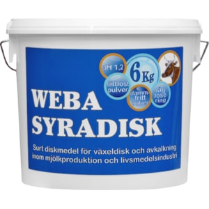 Syradisk WEBA Hink, 6 kg