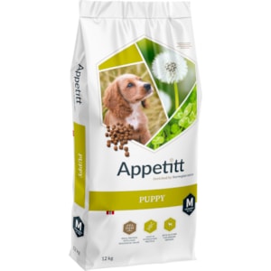 Hundfoder Appetitt Puppy M 12 kg