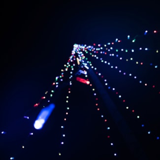 Flaggstångsbelysning med fjärrkontroll 500 LED, 10 m