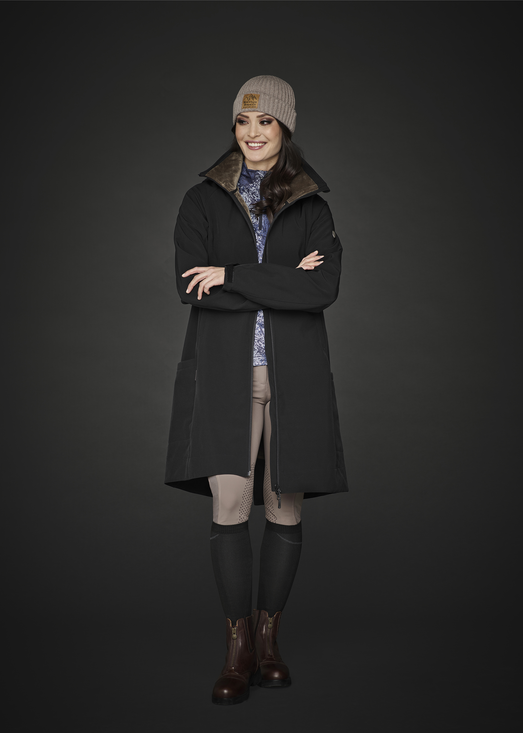 Jacka Mountain Horse Stella Softshell Svart