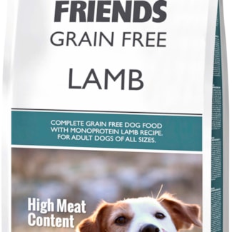 Hundfoder Four Friends Grain Free Lamm, 12 kg 