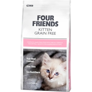 Kattmat Four Friends Grain Free Kitten, 6 kg