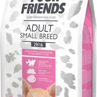 Hundfoder Four Friends Adult Small Breed, 3 kg