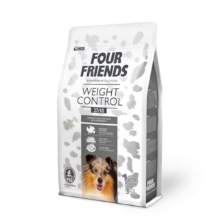Hundfoder Four Friends Weight Control, 3 kg