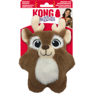 Hundleksak Kong Holiday Snuzzles Reindeer S