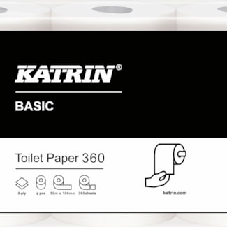 Toalettpapper Katrin Basic, 6 x 50 m