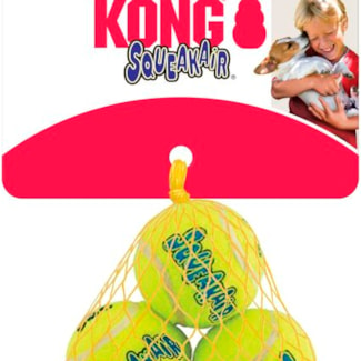 Hundleksak Kong SqueakAir Balls XS 3-pack