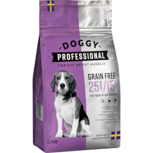 Hundfoder Doggy Professional Grain Free, 3,75 kg