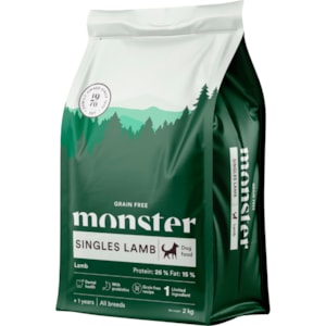 Hundfoder Monster Dog Grain Free Singles Lamb All Breed 2 kg