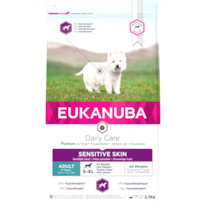 Hundfoder Eukanuba DailyCare Sensitive Skin 23 kg