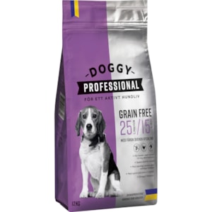Hundfoder Doggy Professional Grain Free 12 kg