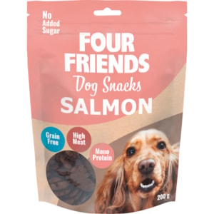 Hundgodis Four Friends Dog Snacks Salmon 200 g