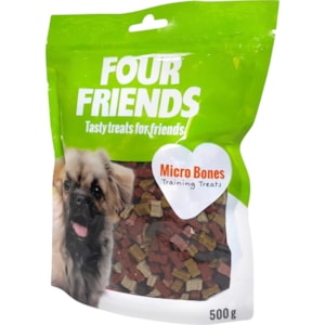 Hundgodis Four Friends Micro Bones 500 g