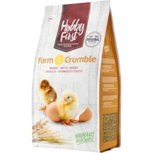 Hönsfoder HobbyFirst Farm 1 Crumble, 4 kg