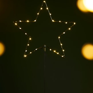 Stjärna 30 LED med timer