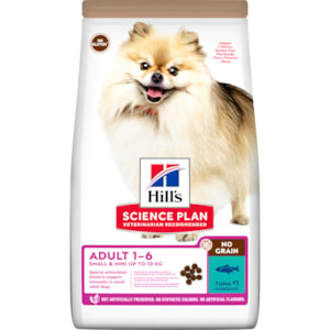 Hundfoder Hills Science Plan Adult No Grain Small and Mini Tonfisk 3 kg