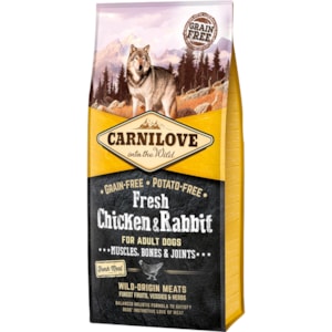 Hundfoder Carnilove Adult Chicken & Rabbit 12kg