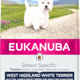 Hundfoder Eukanuba West Highland White 2,5 kg