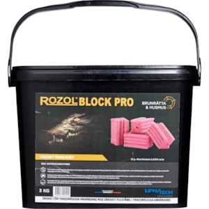 Mus- och Råttgift Rozol Block, 3 kg
