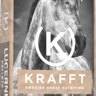 Hästfoder Krafft Lucerne Pellets, 25 kg