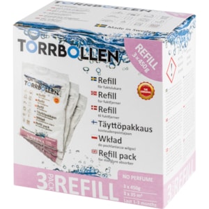 Luftavfuktare Torrbollen Refill 3-pack
