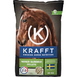 Hästfoder Krafft Miner Summer Pellets, 20 kg