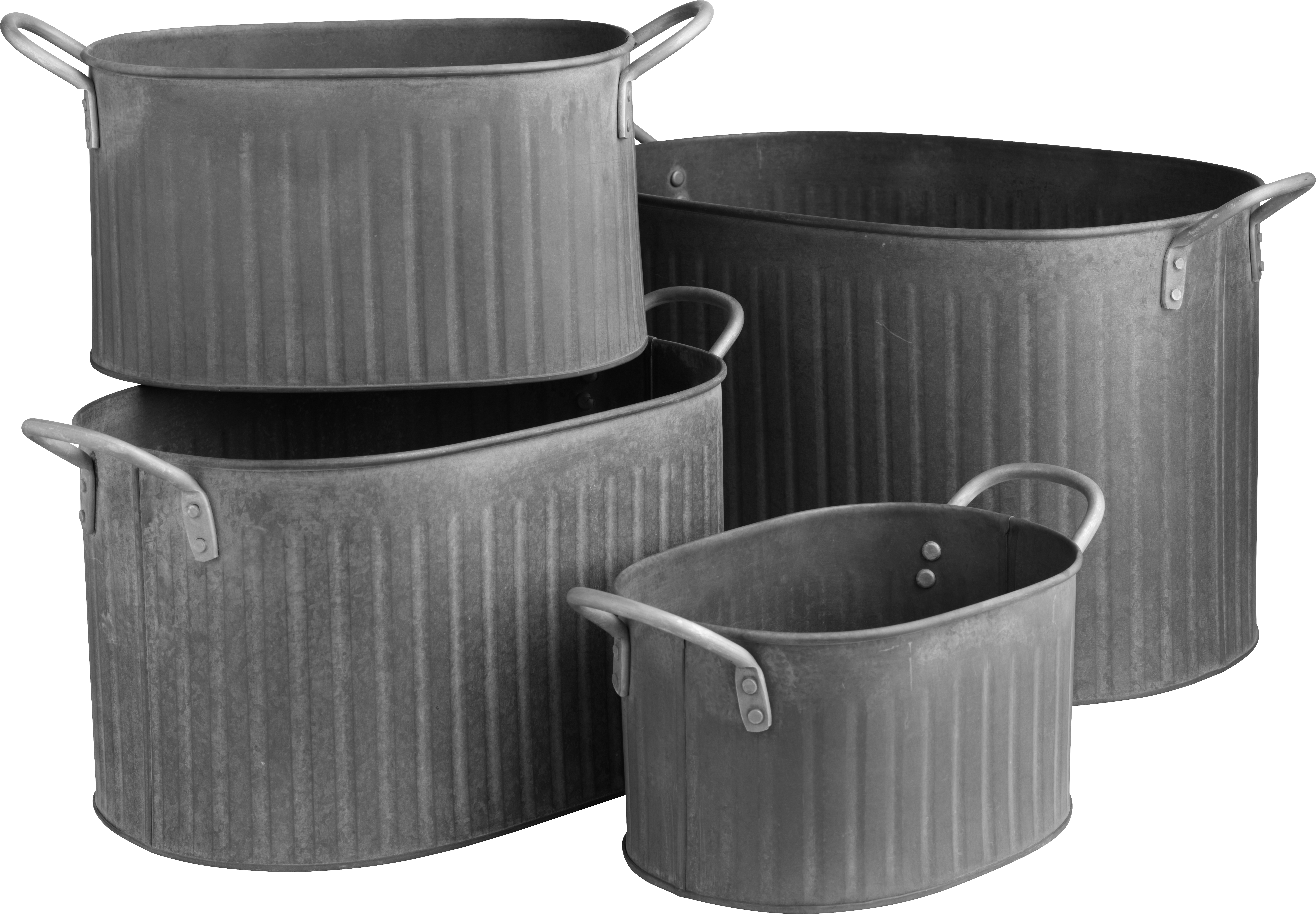 Zinkbalja 22 X 18 X 12 Cm