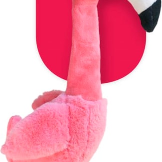 Hundleksak Kong Shakers Honkers Flamingo S