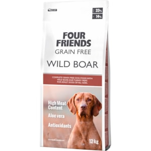 Hundfoder Four Friends Grain Free Vildsvin 12 kg