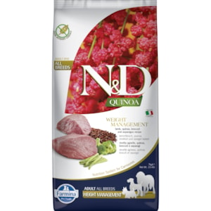 Hundfoder Farmina N&D Quinoa Lamm Weigh Management 7 kg