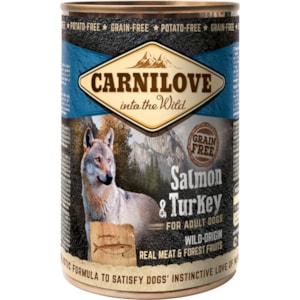 Hundfoder Carnilove Canned Salmon & Turkey 400g