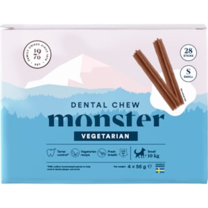 Hundtugg Monster Dog Dental Chew Vegetarian S 28-pack