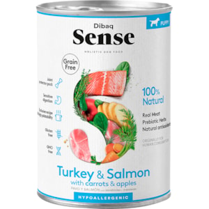 Hundfoder Dibaq Sense Grain Free All Breeds Turkey & Salmon