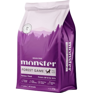 Hundfoder Monster Dog Grain Free Forest Game All Breed 2 kg